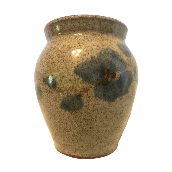 Rare Winthrop, Washington Blue Spring Flower Vase from Almquist Old Time Pottery - Picture 1 of 8